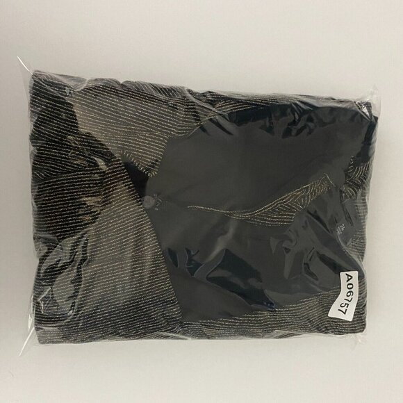 Torrid Glitter Knit Sweetheart Neck Jumpsuit Plus Sz 26 Gold Black Womens Party - Picture 15 of 15